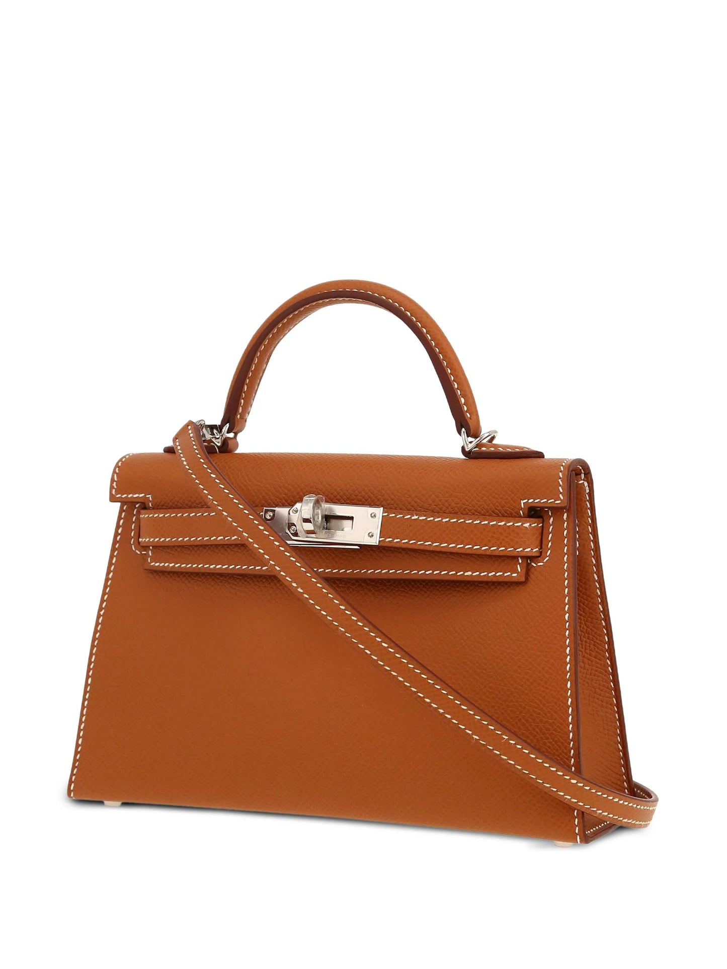 Hermès - Mini Kelly Orange Epsom Gold Hardware