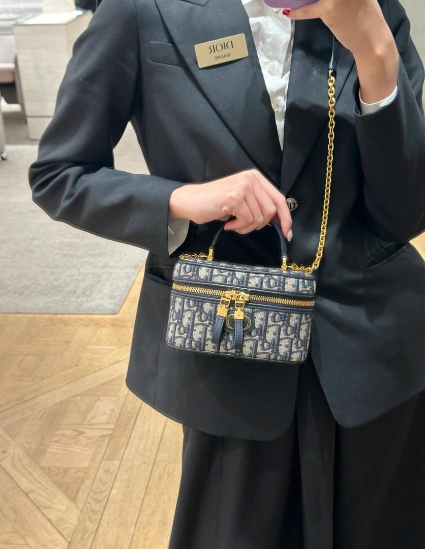 Dior- Black Dior Oblique Jacquard.