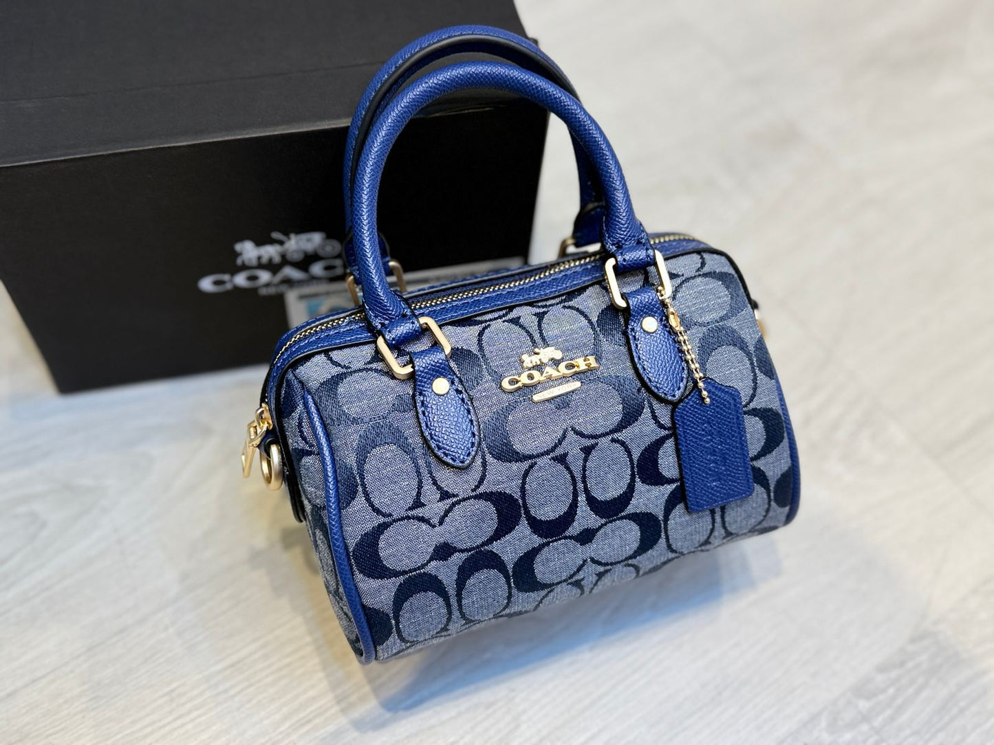 Coach Rowan Satchel Bag In Signature Canvas