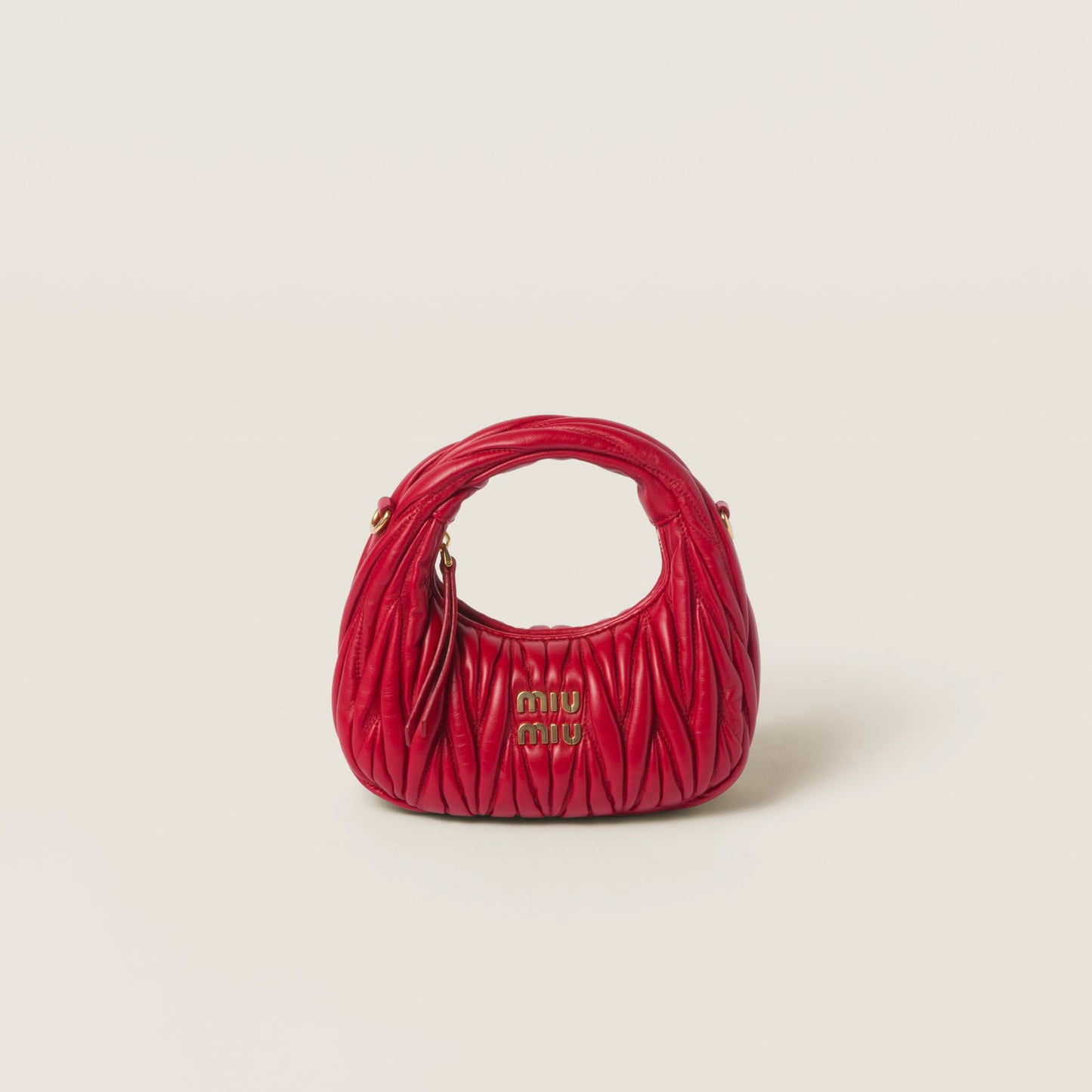 Wander nap leather hobo bag Red - حقيبة هوبو أحمر Wander جلد