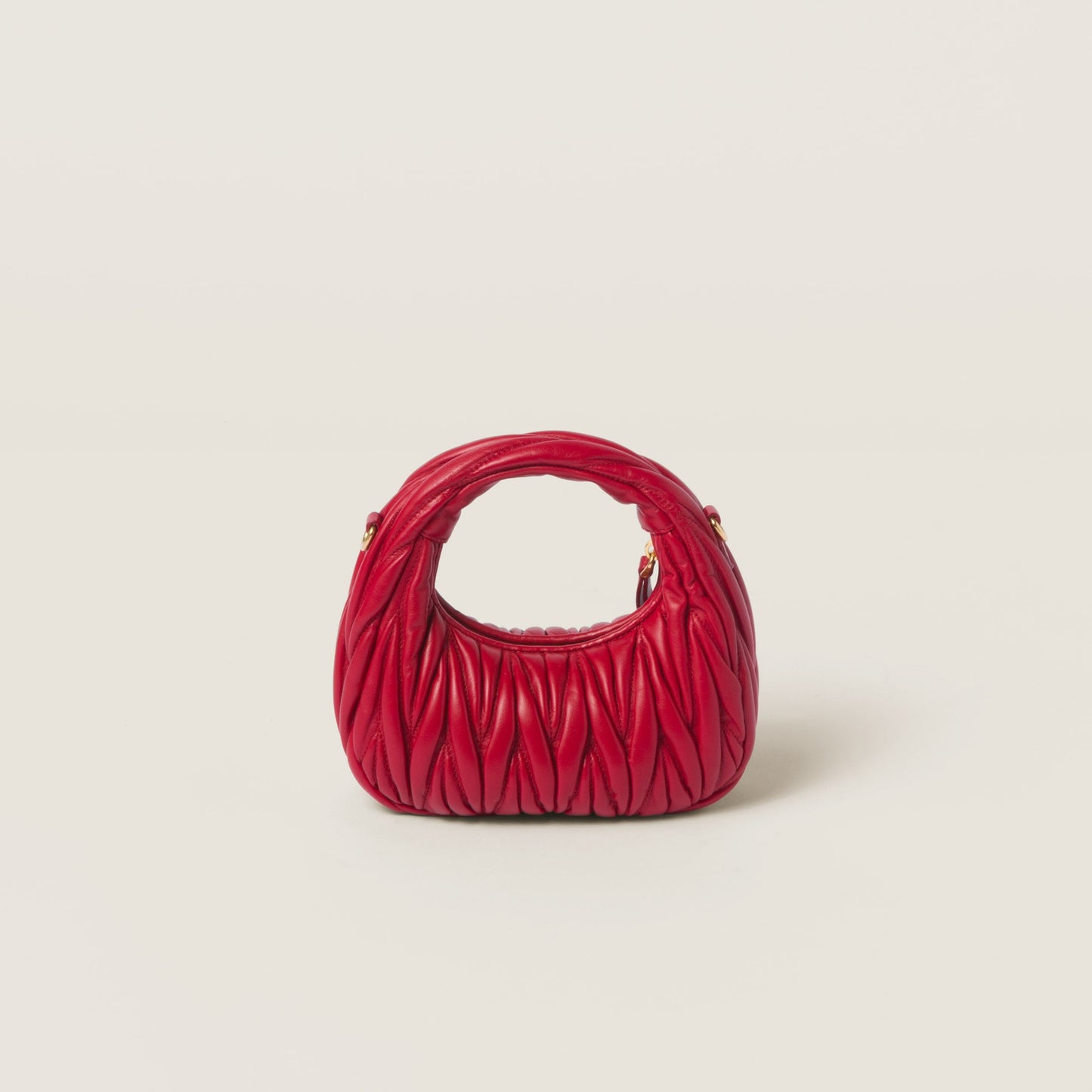 Wander nap leather hobo bag Red - حقيبة هوبو أحمر Wander جلد