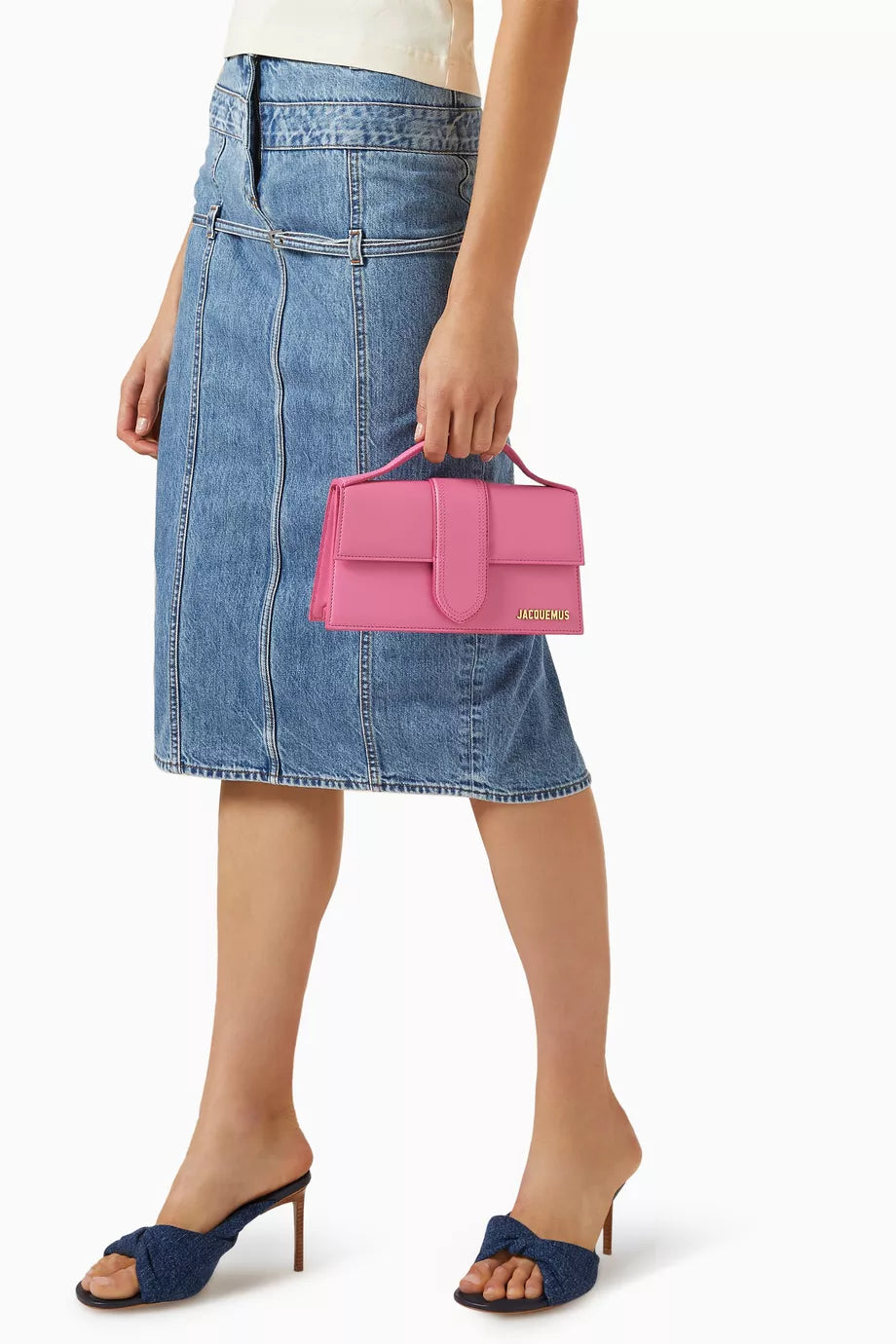 Jacquemus- Le Grand Bambino Shoulder Bag in Leather