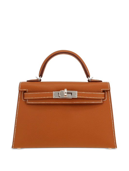 Hermès -  Mini Kelly Orange Epsom Gold Hardware