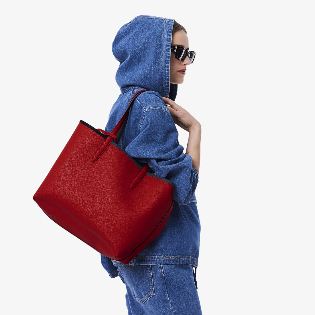 Anna Reversible Tote With Pouch