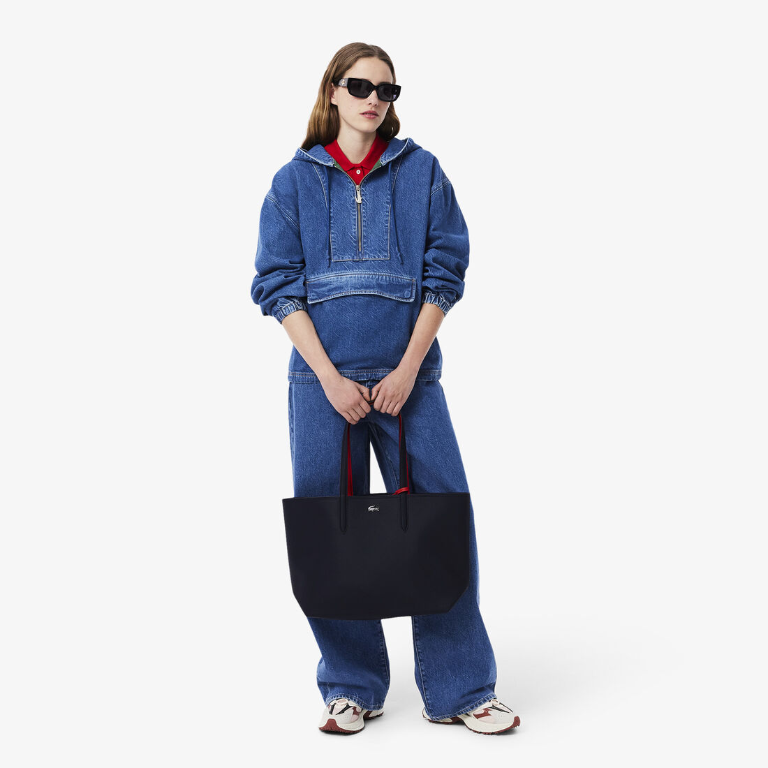 Anna Reversible Tote With Pouch