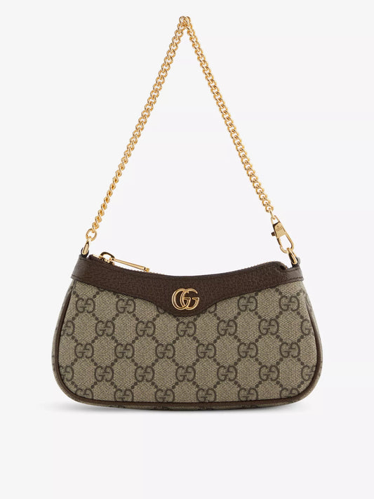 Gucci canvas shoulder bag