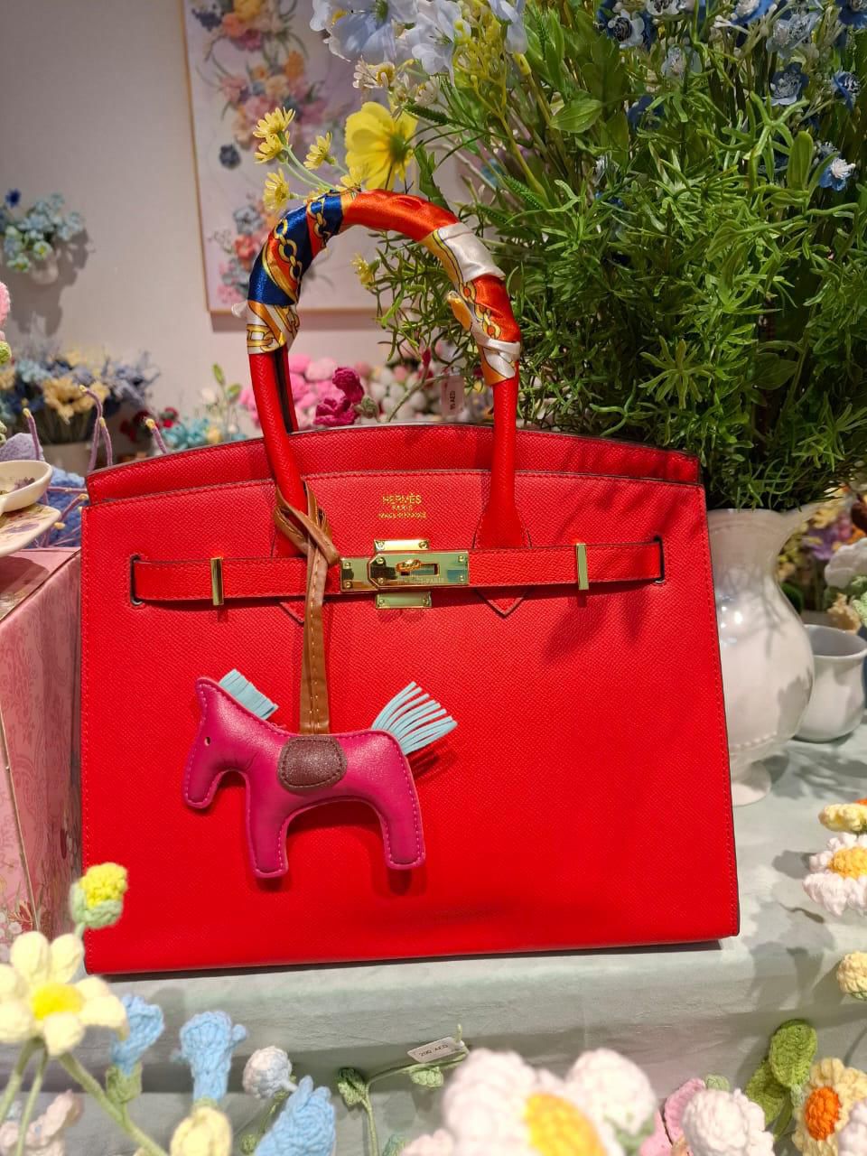 Hermes Tyrien Epsom Leather Birkin 30 Bag