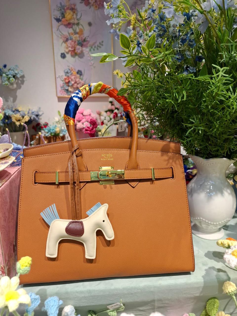 Hermes Tyrien Epsom Leather Birkin 30 Bag