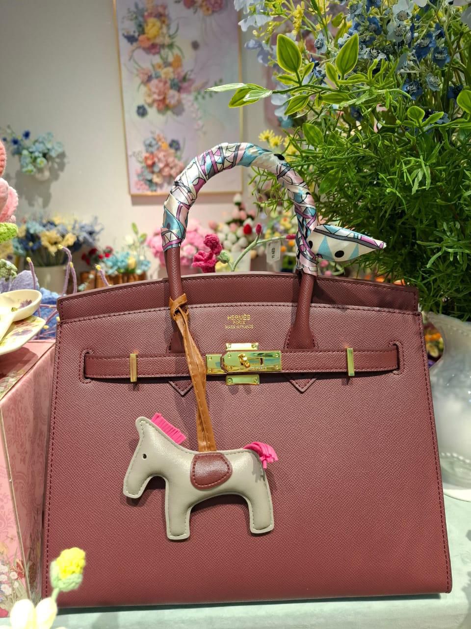 Hermes Tyrien Epsom Leather Birkin 30 Bag