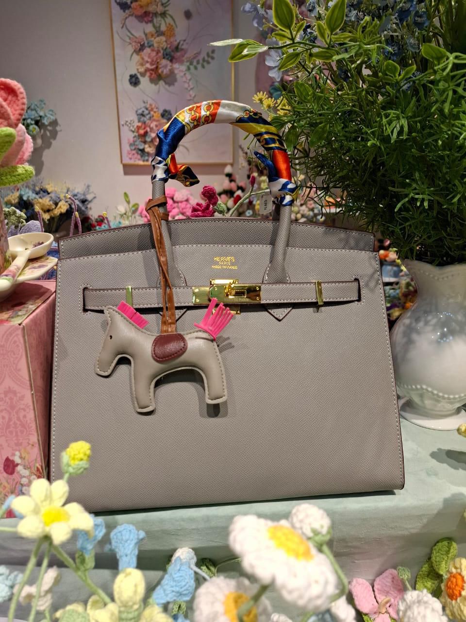 Hermes Tyrien Epsom Leather Birkin 30 Bag