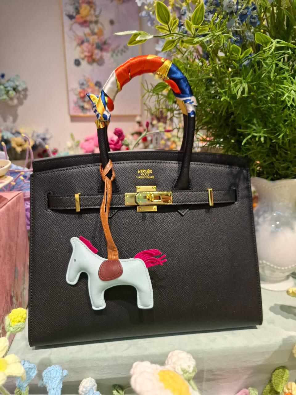 Hermes Tyrien Epsom Leather Birkin 30 Bag