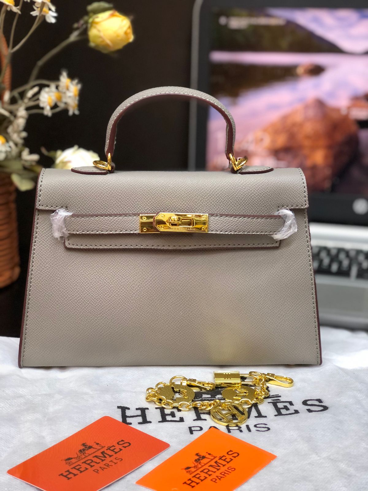 Hermes Tyrien Epsom Leather Birkin 30 Bag
