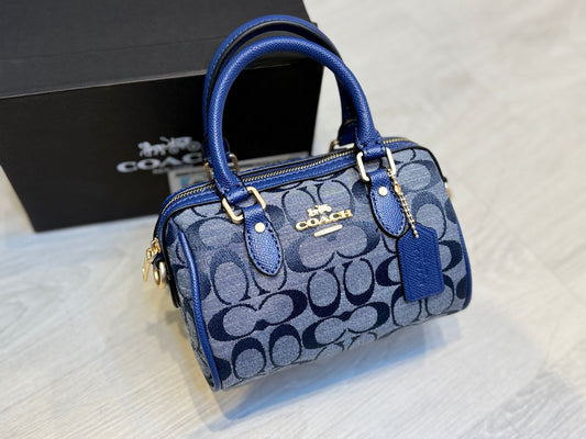 Coach Rowan Satchel Bag In Signature Canvas