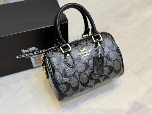 Coach Rowan Satchel Bag In Signature Canvas