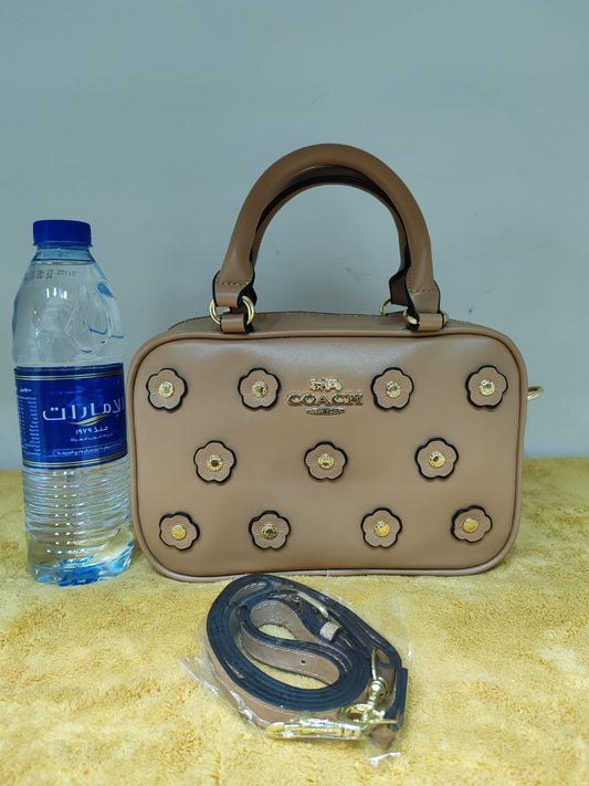 Coach - Satchel Crossbody Bag With Floral Applique