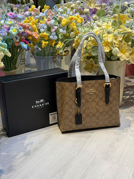 Coach - Mollie Tote Bag 25 In Signature Canvas