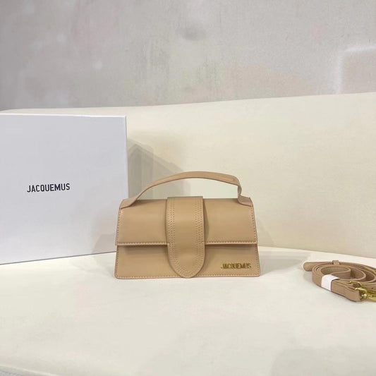 Jacquemus- Le Bambino Mini Tote Bag in Smooth Leather