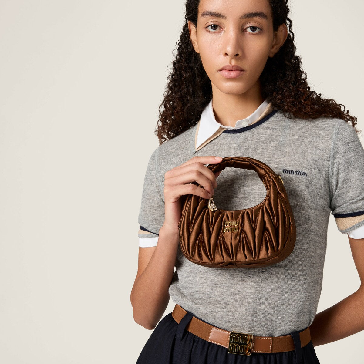 Miu Miu - mini matelassé tote bag