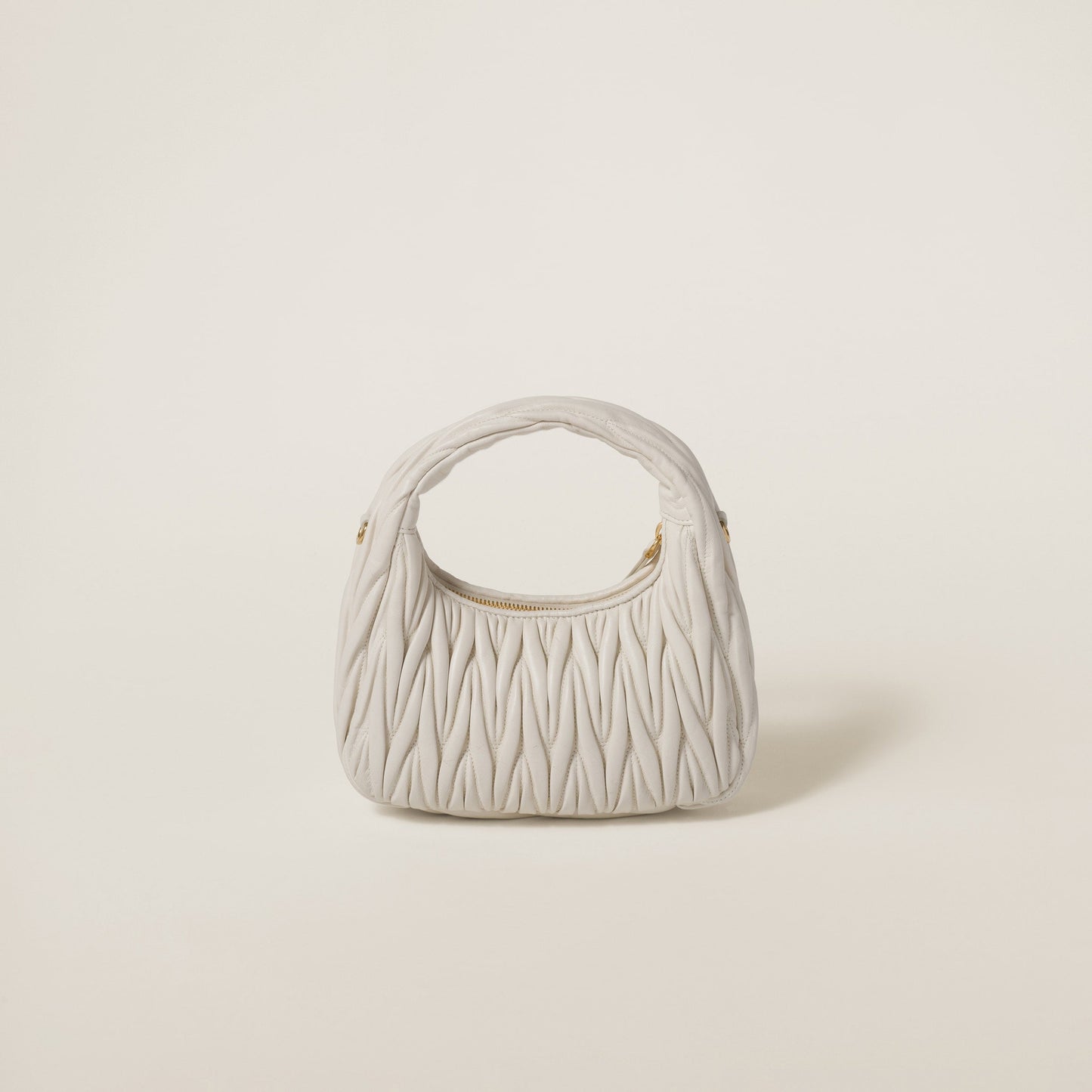 Wander nap leather hobo bag White -  حقيبة هوبو أبيض Wander جلد