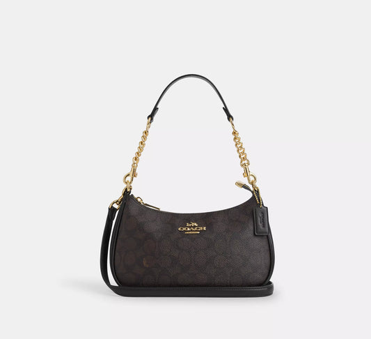 Coach - Teri Shoulder Bag In Signature Canvas