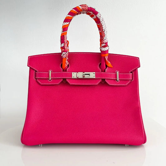 Hermes Tyrien Epsom Leather Birkin 30 Bag